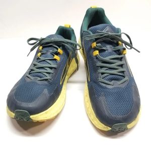 Altra Outroad 2 Mens Size 10.5 Running Shoes Trail Sneakers Yellow/Blue/Green :A